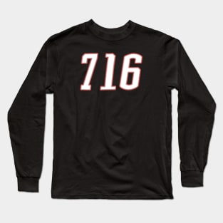 Sabres Red and Black 716 - Home Long Sleeve T-Shirt